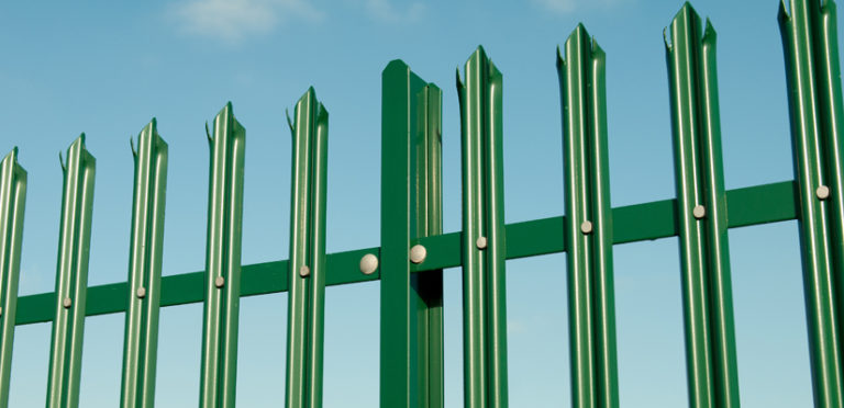 Palisade fence panel