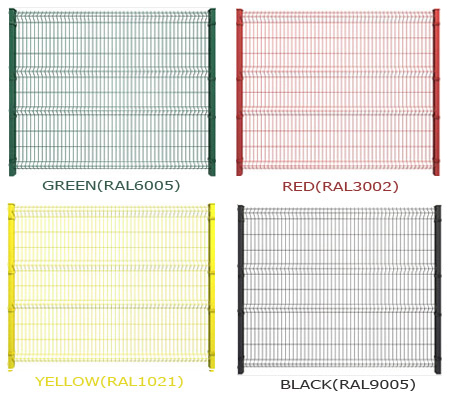 BRC fencing Colors