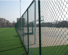 Why chain link fence is always used as fence of playground and stadium ?