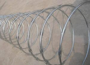 Single coil razor wire