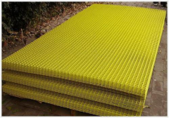 PVC coated welded wire mesh fence