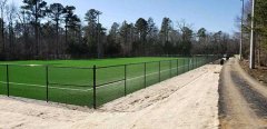 PVC coated chain link fence, the material of the PVC coated
