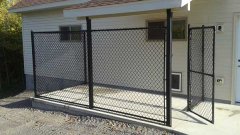 Widely used Black PVC coated Chain link fence 
