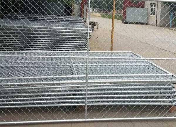 How to weave chain link fence