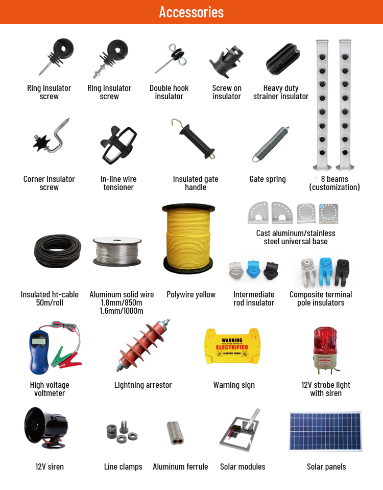 electric fence ACCESSORIES