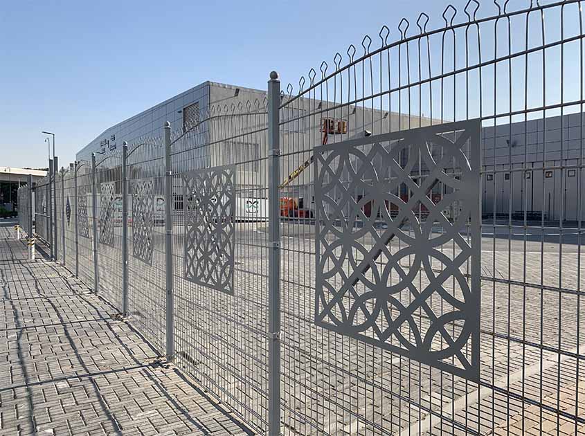 Double wire mesh fencing enhances perimeter security by enhancing structural integrity
