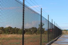 Stadium fencing ensures the safety of players and spectators in the stadium.
